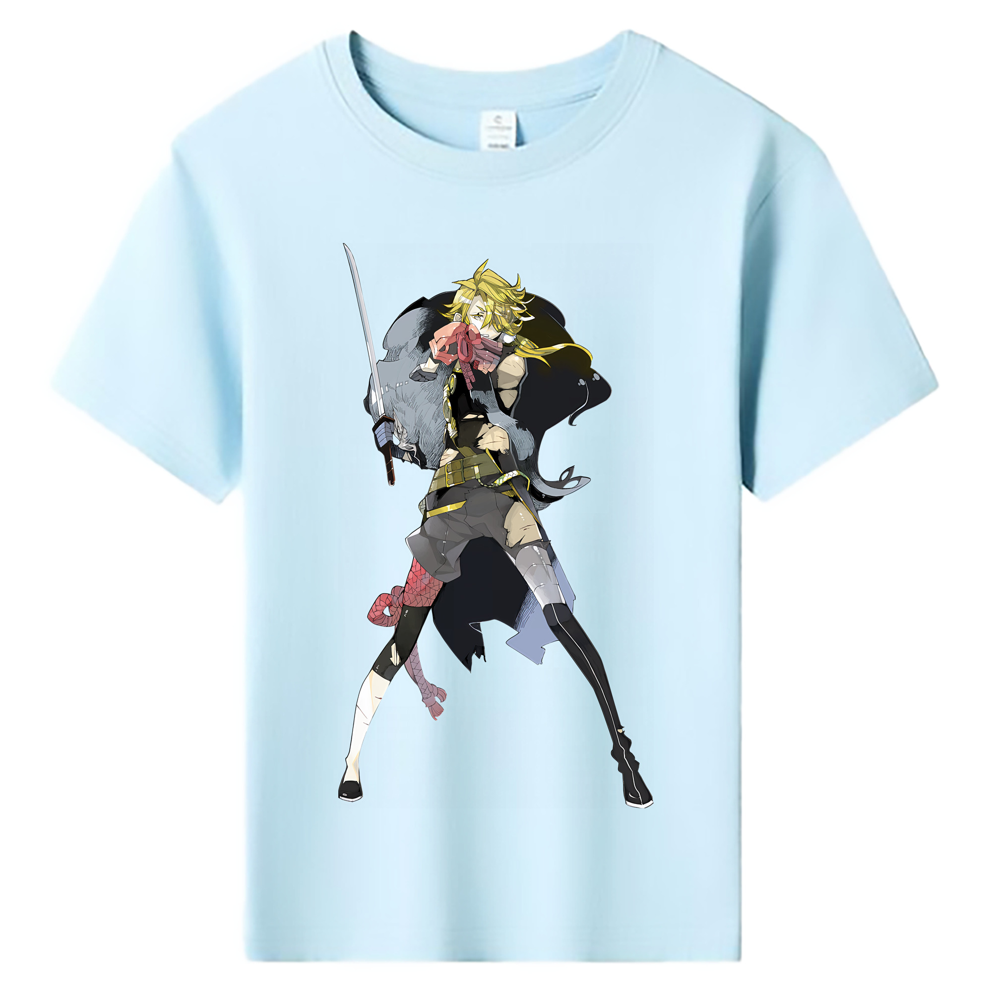 （画像用） 刀剣乱舞 Touken Ranbu 綿100％キッズTシャツ（フロントプリント）